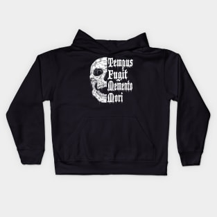 Tempus Fugit Memento Mori Kids Hoodie